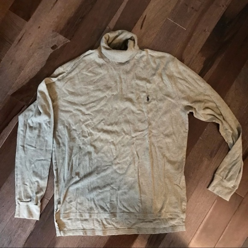 Polo Ralph Lauren Heather Green Turtleneck L‎